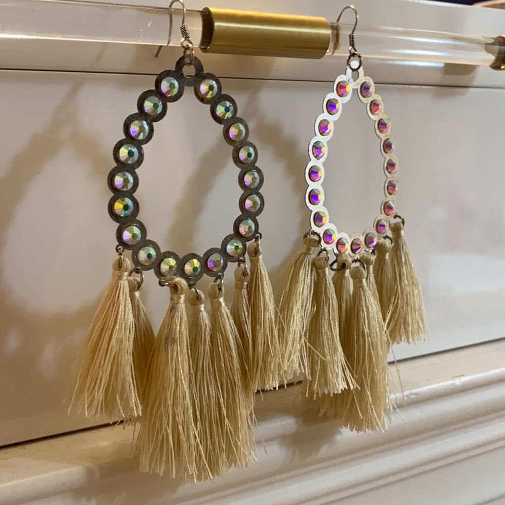 Fringe earrings